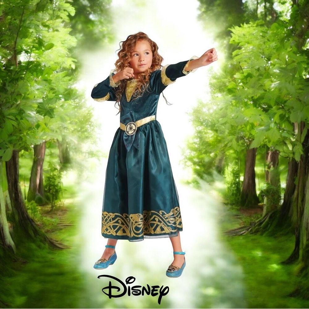 Disney MERIDA Deluxe Costume for Kids NWT Size 13
